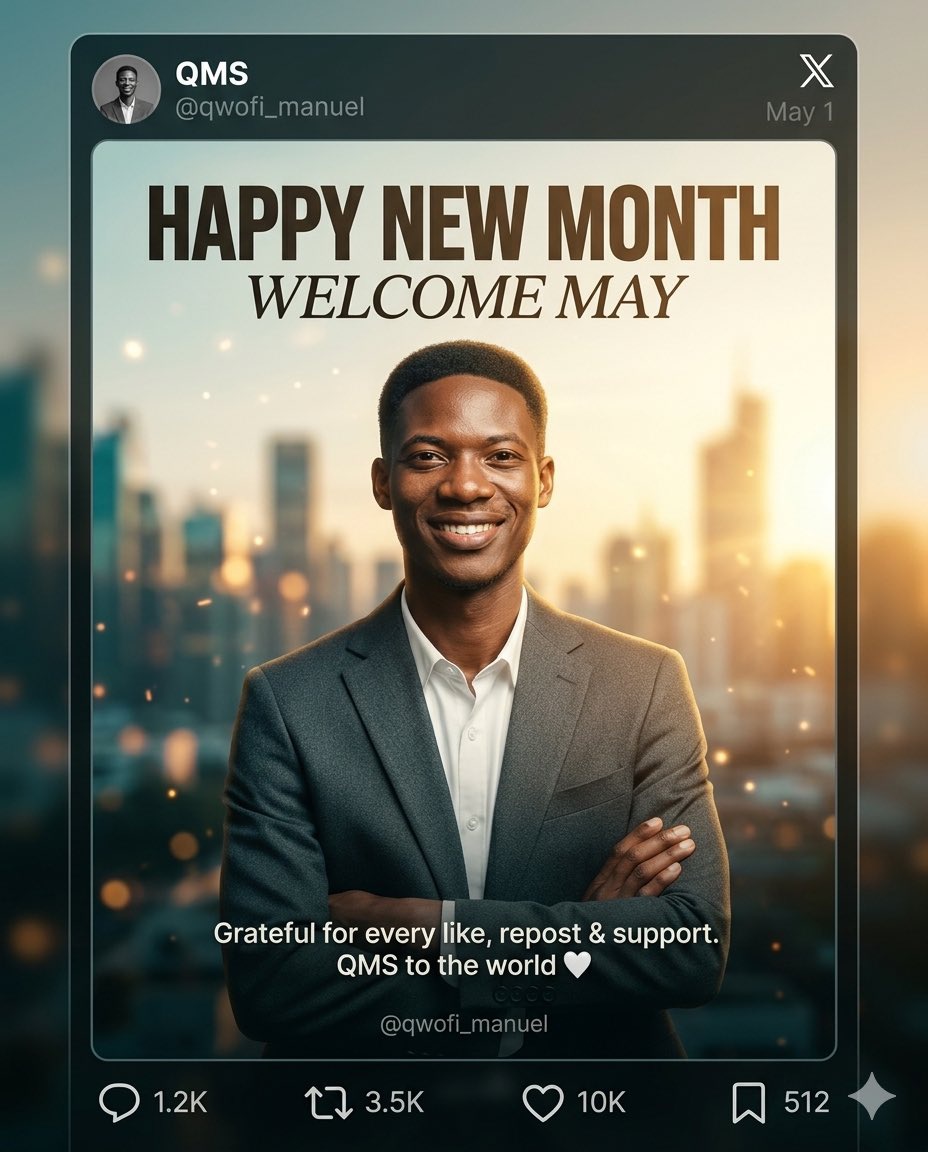 igwee396's tweet image. Happy new month #QMS Community 🌸
