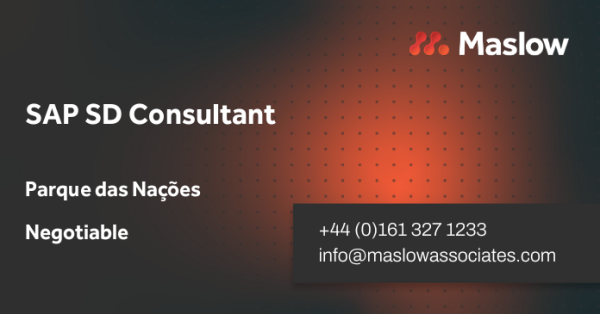 MaslowTweets's tweet photo. New Job! SAP SD Consultant - #ParquedasNações. https://t.co/wAjPVW9lFV https://t.co/gJw3JWBiHN