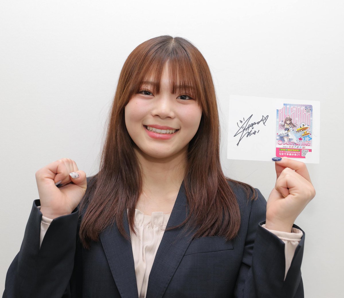 5月5日開幕🚤
#ボートレースまるがめ🌙
G2レディースオールスター
ファン投票2位で選出の #井上遥妃 選手が
スポーツ報知大阪に‼️😍
「応援してくださる方に結果で恩返ししたい」
「優勝を目指します！✨」
「オープニングセレモニーもお楽しみに😉」

🎁井上選手サイン入りクオカ―ドを5人に🎁