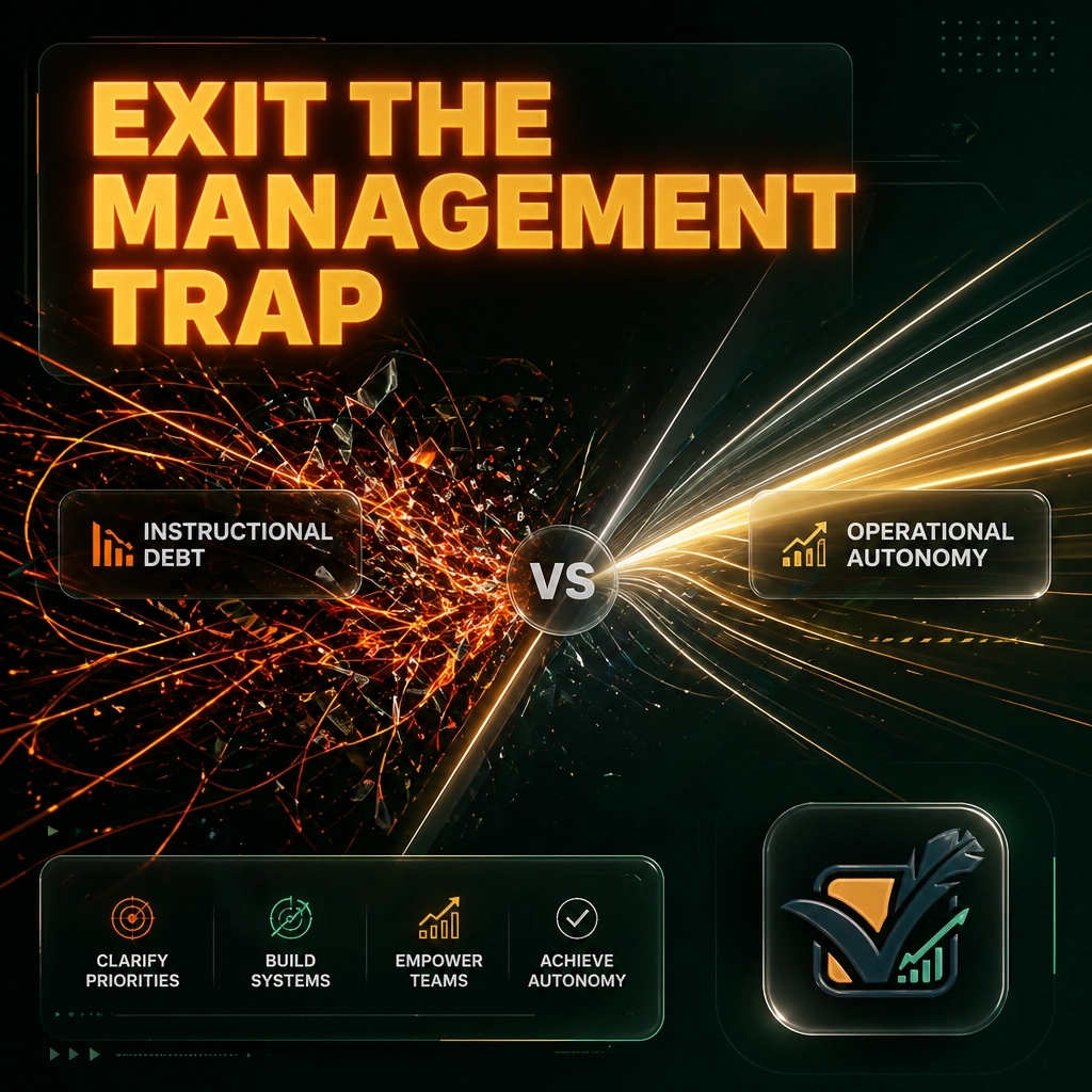 TickleTasksSol's tweet image. You didn't hire a VA to become a manager. You hired them to be free. Yet, Instructional Debt eats 4+ hours of your week just fixing drafts. True Operational Autonomy isn't about more instructions: it's about a system that thinks for you. #Efficiency #Scale #TickleTasks