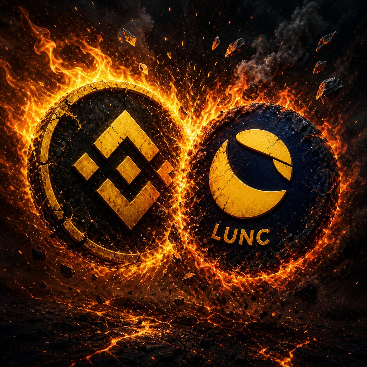 Chot4a's tweet image. How many $LUNC will #Binance burn today?