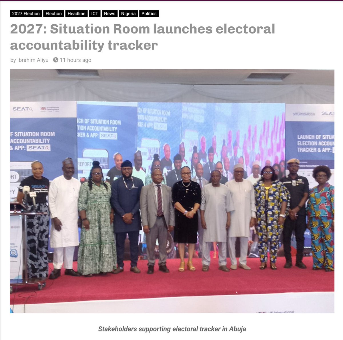 Nigeria Civil Society Situation Room tweet media
