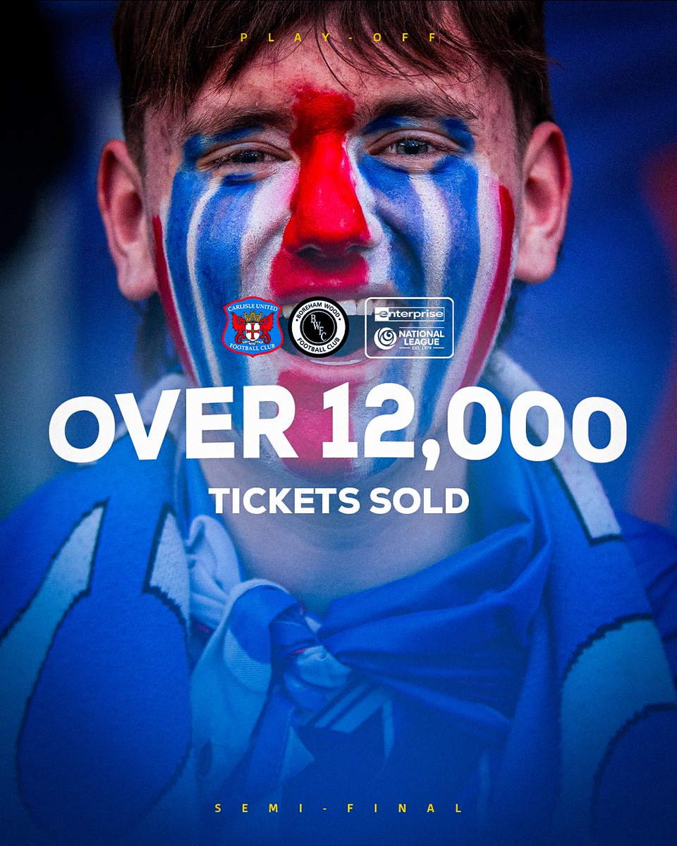 officialcufc's tweet photo. OUTRAGEOUS BACKING ✊

We now encourage supporters to purchase tickets in the Petteril End.
