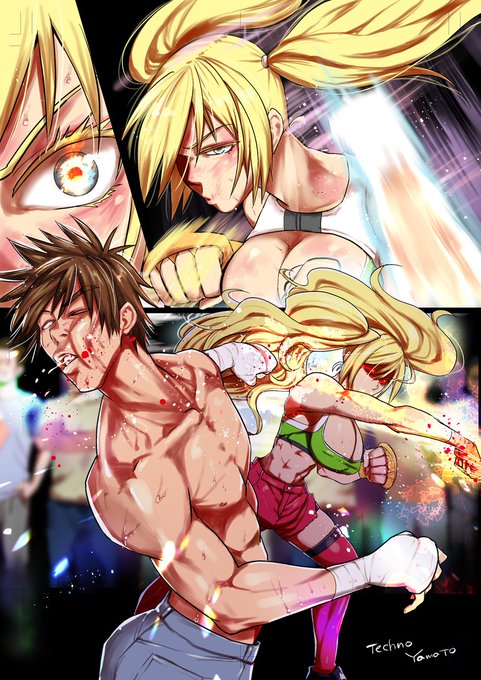 commission再掲 喧嘩上等ギャルVS大和川舞人君 Streetfight編2