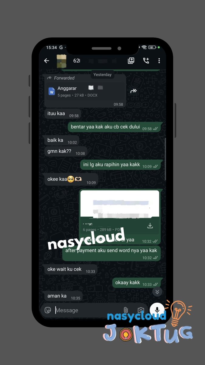 nasy JOKI JASA FORMATTING WORD, PPT, PAPER, DLL° tweet media