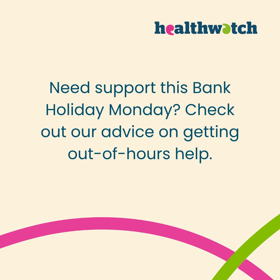 Healthwatch England tweet media