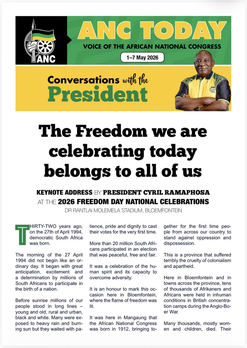 ANC SECRETARY GENERAL | Fikile Mbalula tweet media