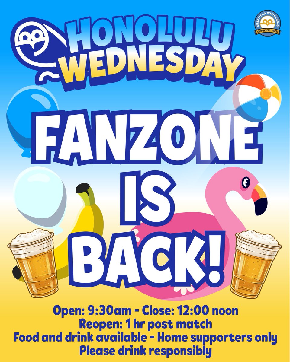 🌴🥥 Honolulu Eve.

After everything this last decade has thrown at us, tomorrow feels different.

There’s a buzz around the place.

No protests. No division.
Just a fanbase coming together again.

🌴FAN ZONE

Open from 9:30am - get down early, soak it in, start the day right.