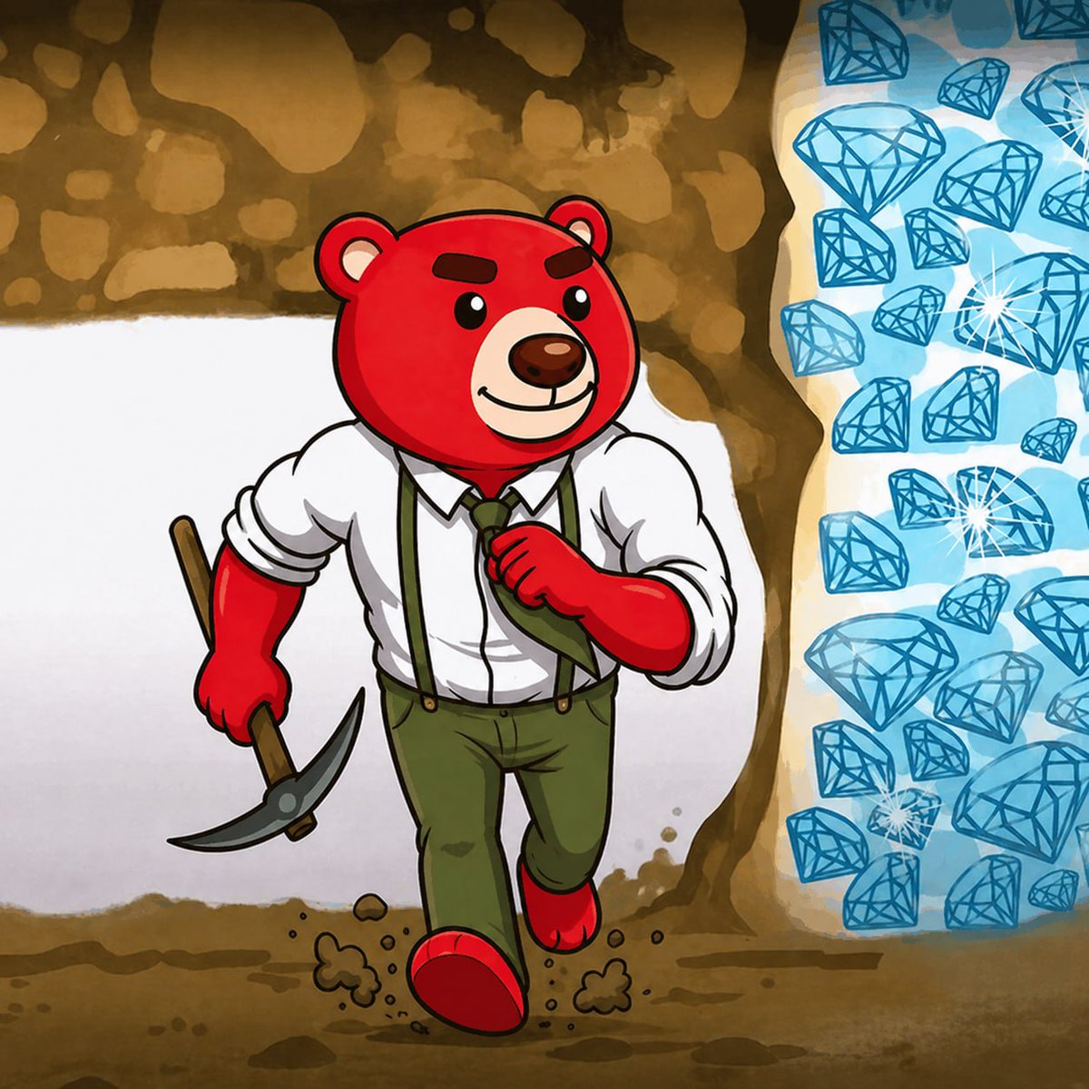 Keep digging Buddy Bear.