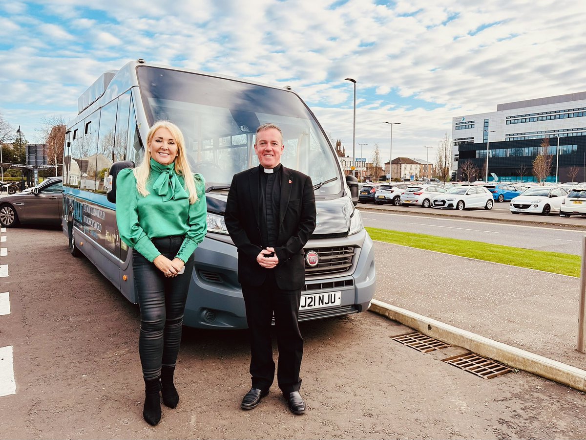 MarieMacklin's tweet photo. @paulhutcheon And whilst I am on my soap box 
Here is my EV Bus that cost £170k plus VAT and was built in the UK .
The local churches use FOC.
#Scotlands #People #First https://t.co/ttKqc0qVE0