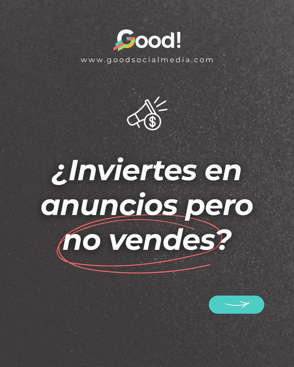 GoodSocialM's tweet photo. ¿Tus anuncios traen clics pero no ventas? El problema no es el presupuesto, es tu ecosistema. 📉

En Good! optimizamos tu casa digital antes de invitar a las visitas. 🏠✨ https://t.co/kAP1ktU3rt