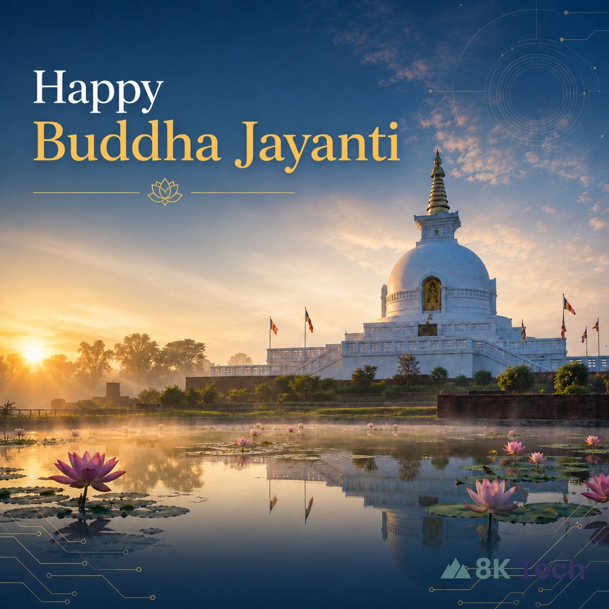 8ktechltd's tweet photo. Happy Buddha Jayanti. 🙏

Today, we reflect on the values of peace, compassion, wisdom, and mindfulness.

Wishing everyone a peaceful and meaningful Buddha Jayanti.
#BuddhaJayanti #BuddhaPurnima #Nepal #Peace #8KTech https://t.co/eHuGYvBwWL