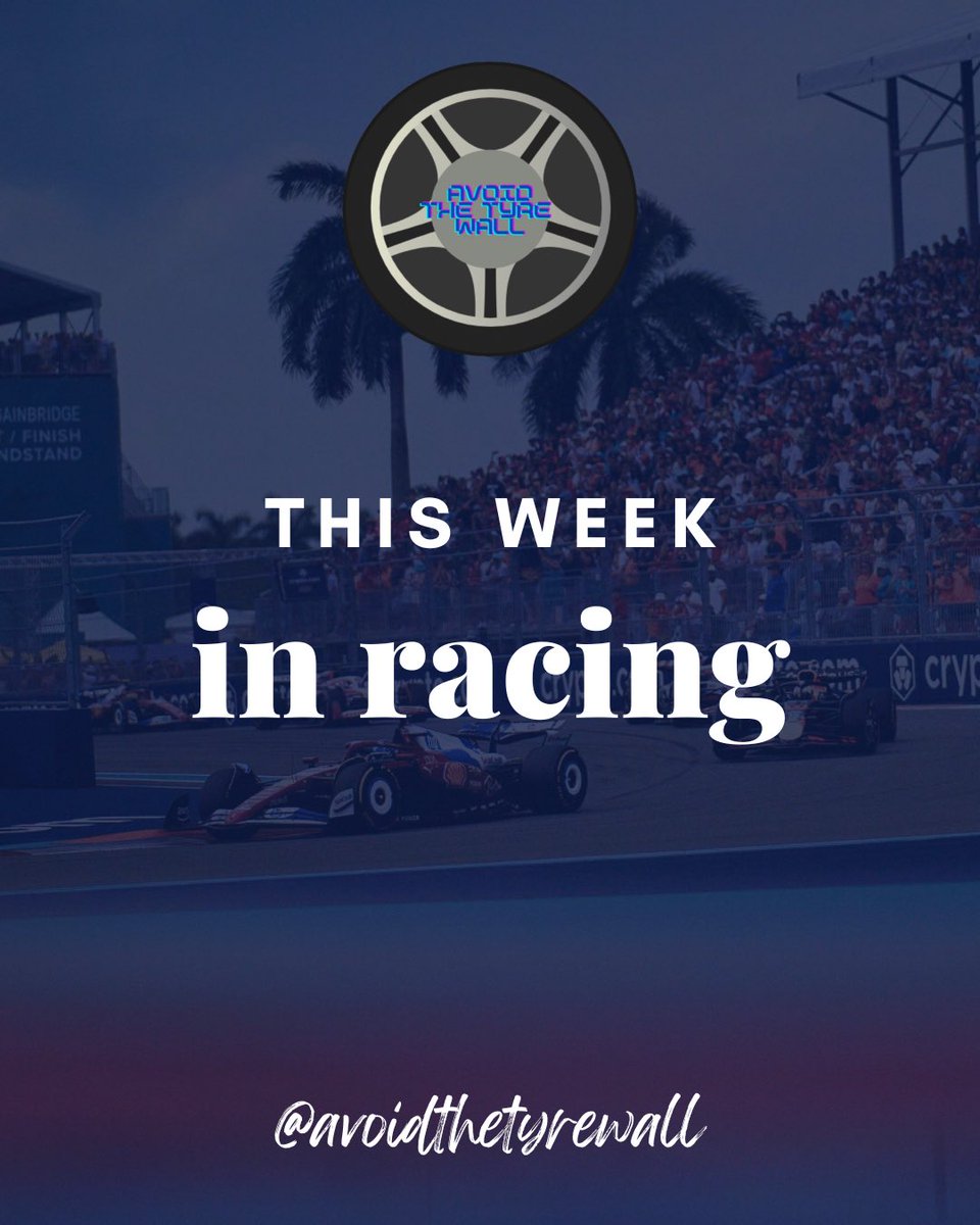 avoidthetyrewa1's tweet photo. THIS WEEK IN RACING

#avoidthetyrewall #Formula1 #FormulaTwo #FormulaE #NASCAR https://t.co/axOrozlUef