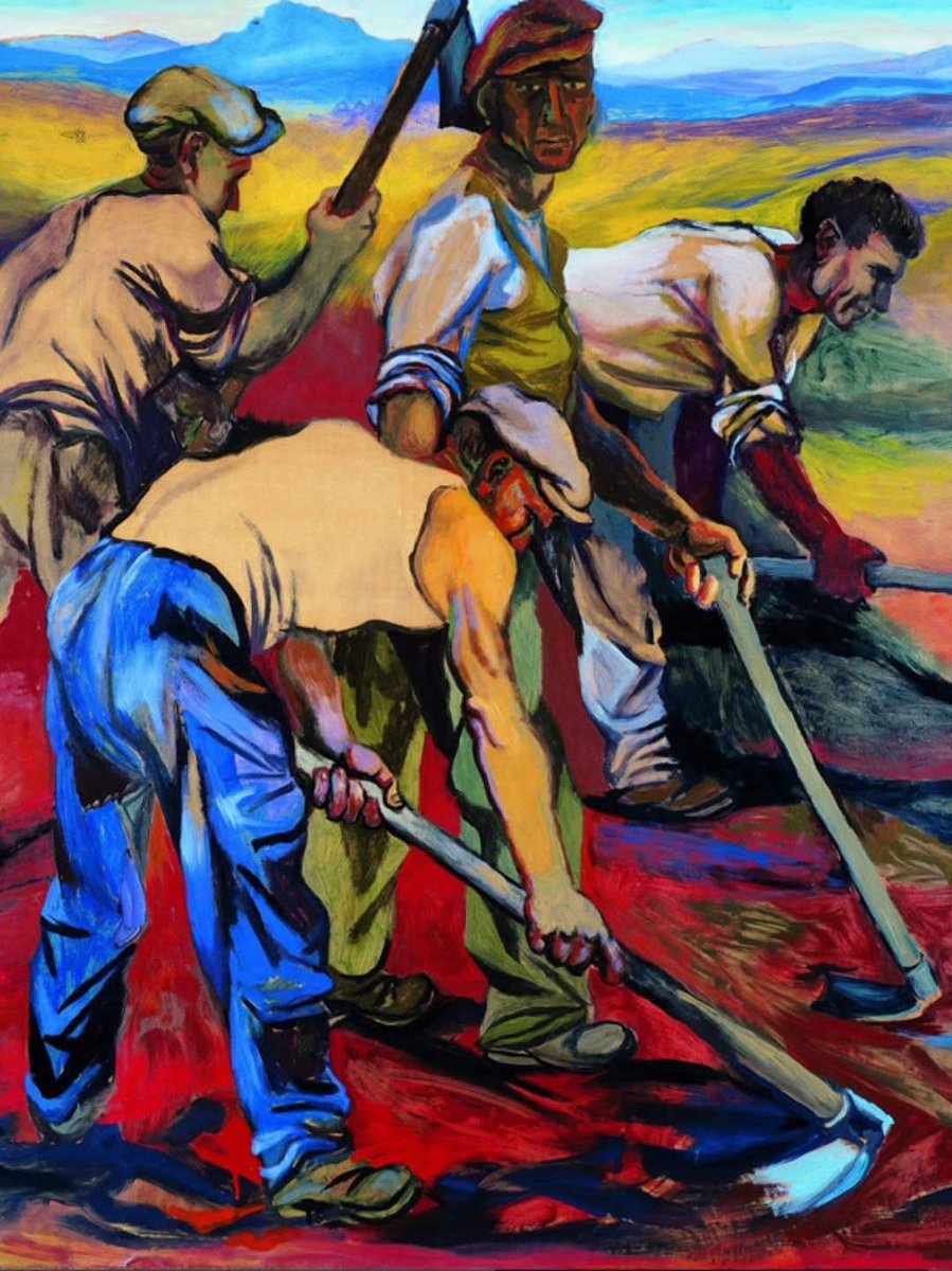 Campesinos trabajando. 1951

Renato Guttuso.
Bagheria, 1911-Roma, 1987.
Óleo sobre lienzo.
Museos de Génova.

Feliz 1 de mayo a todos!