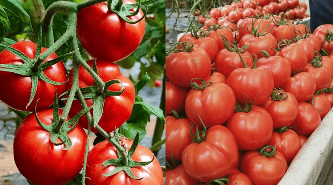 umbertovito's tweet image. Taste Test: Crispy vs Juicy Tomatoes!  Ripe heirlooms = sweet, bursty bites (perfect for salads!). Regular hybrids Crunchy, mild—great for sandwiches. Which team are you on  #TomatoTuesday #FoodieFinds