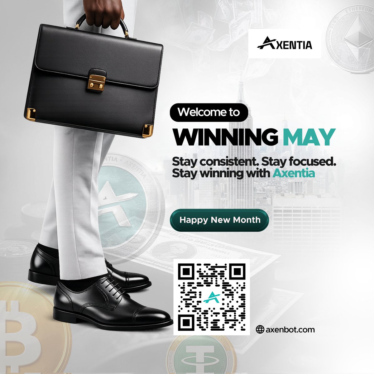 Axentia_'s tweet photo. Step into May with confidence and class. 💼

Stay consistent. 
Stay focused. Stay winning with Axentia.

New month. New goals. Bigger results. 

https://t.co/X6AIYXmZfz https://t.co/dXjBkEgnSF