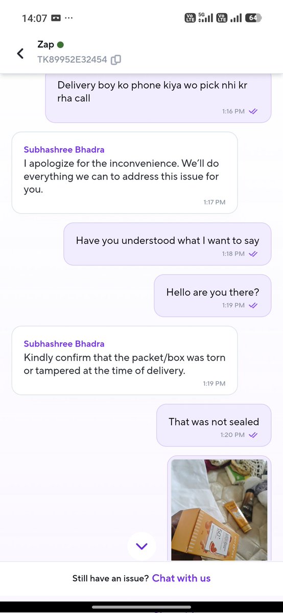 quazi_fahad_'s tweet image. Zepto, I am deeply disappointed. Despite your claims, I have proof that the item was missing. If this is not resolved immediately, I will escalate this publicly and legally."@ZeptoNow @zeptocares #customerRights #Fraud