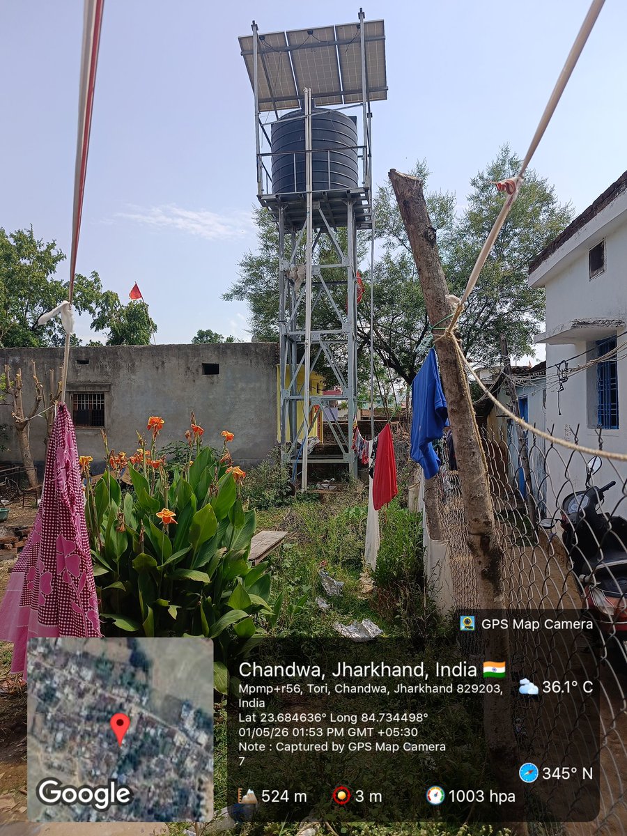 mpathak45's tweet photo. Village: Alaudiya, Post: Kamta, Block: Chandwa, District: Latehar (Jharkhand)
हमारे गाँव का जल मीनार कई दिनों से खराब है। Motor नहीं चल रही है, जिससे पानी की भारी समस्या हो रही है।

कृपया जल्द से जल्द मरम्मत कराएं 🙏

@LateharDistrict @JharkhandCMO @PHEDJharkhand @drinkingwatergo https://t.co/8qDXLgwjbg