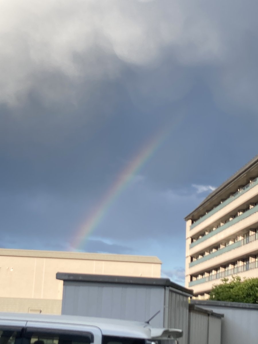 ssu_f_sa's tweet image. 本日悪天候でしたがなんと虹が…😆‼🌈✨️

#ssu #静岡産業大学 #藤枝CP #虹