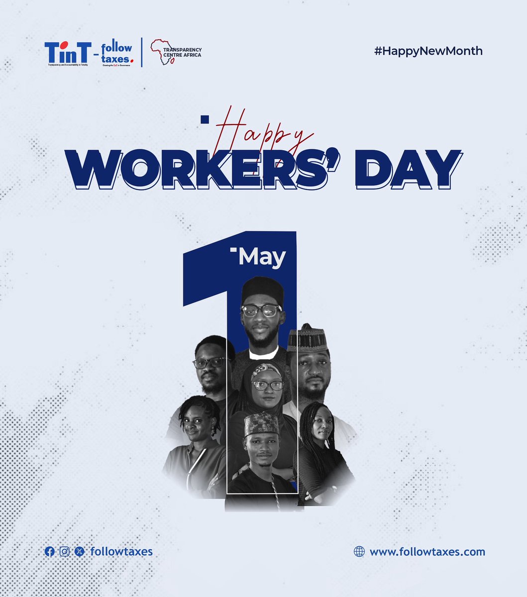 Followtaxes's tweet photo. Happy Workers’ Day! 

Today, we celebrate the backbone of every economy and every organization the workers. From fueling national growth to keeping the smallest gears of a business turning smoothly, your dedication never goes unnoticed.

Whether you're on the frontlines or behind https://t.co/72QFgnImhU