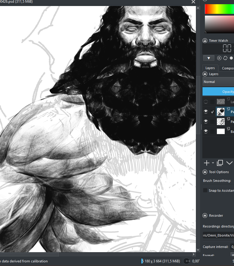 ZakheleArt's tweet image. "He came down the great mountain like storm and thunder, a rolling rage consuming all of heaven's host."

#WIP