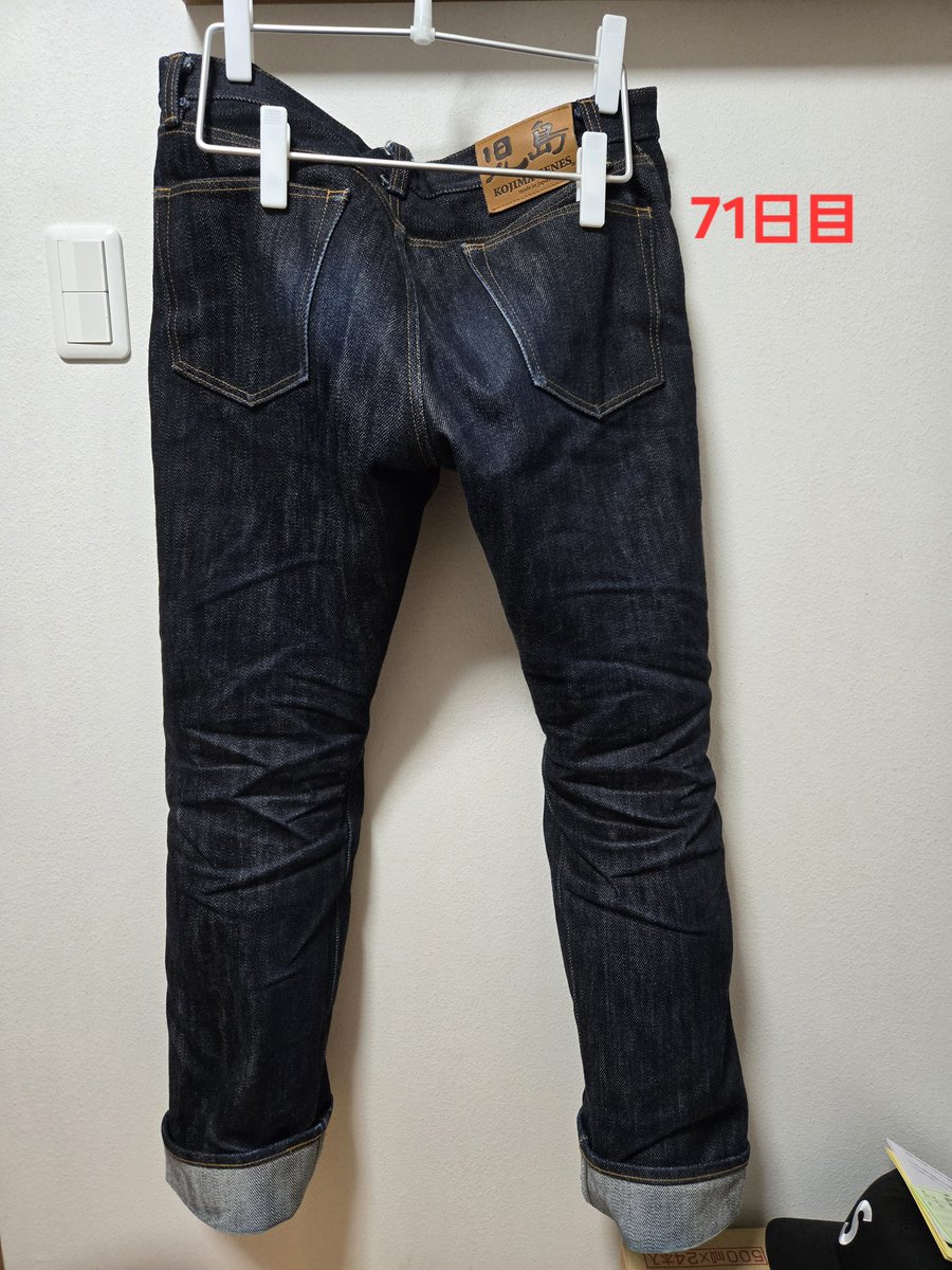 Spapa_honest's tweet photo. 71日目👖
#児島ジーンズ #23oz 
#自分のための記録 https://t.co/lcMDqVSbEv