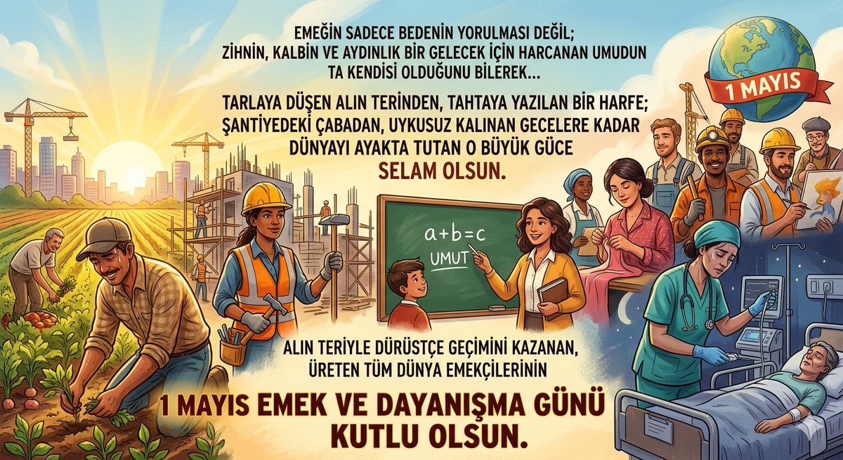 evrennas's tweet photo. #1MayısEmekveDayanışmaGünü https://t.co/31LoFFawLa