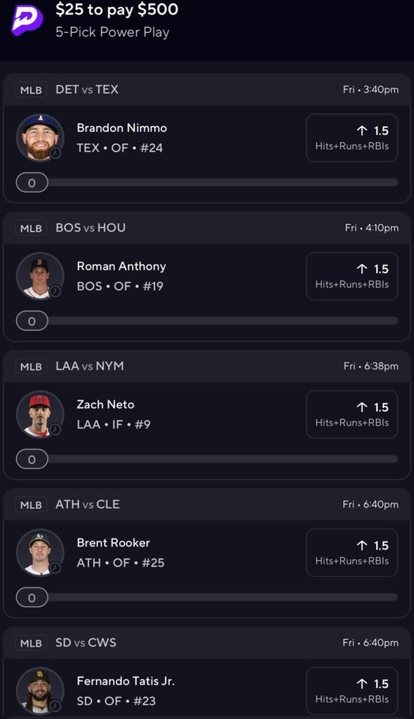 8_gotit's tweet image. I’m BLITZED rn this either all green or all red..

t.me/+jhXz2x9j1bw2N…

#Gambling𝕏 #PrizePicks #MLB