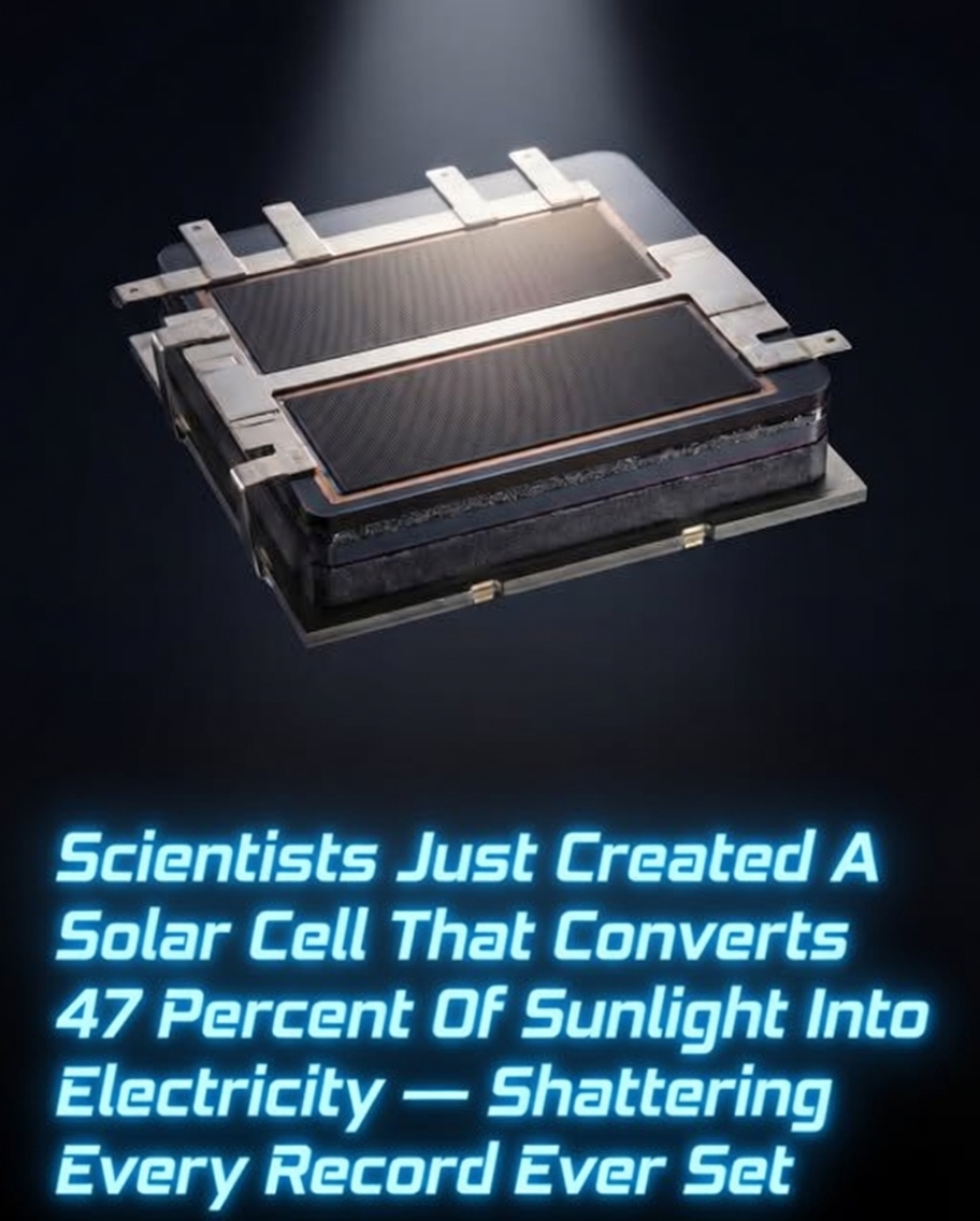 Amazing. Now put it in space and see what happens. With no ozone, ur solar yields will skyrocket.