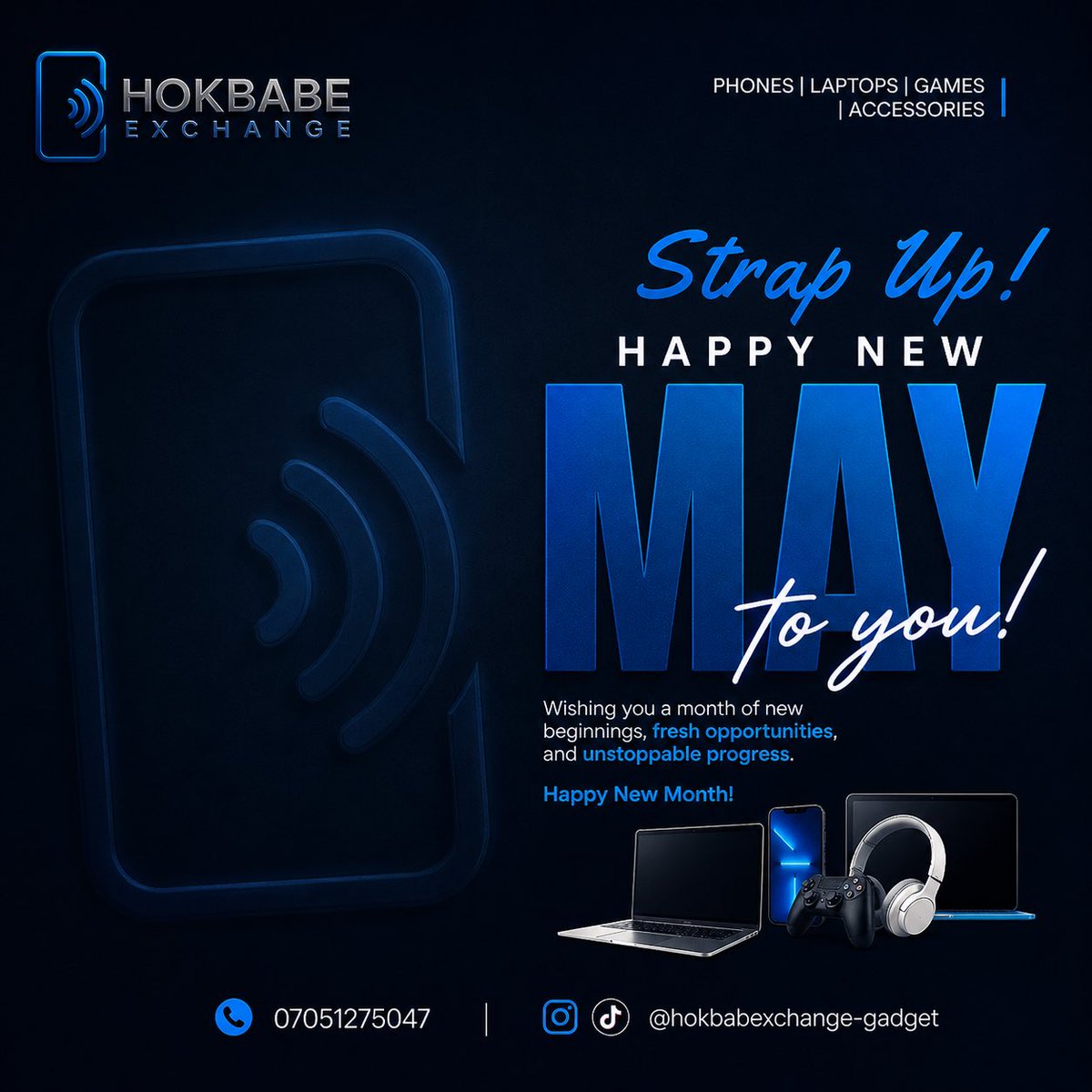 Hokbabe's tweet image. Strap up for a new month

New month, new goals and the right tech to keep you ahead.  
From premium phones and laptops to gaming gear and accessories, we’ve got you covered.

Start the month smarter. Move faster. Upgrade better.

📞 07051275047 

#NewMonth #TechUpgrade #StayAhead