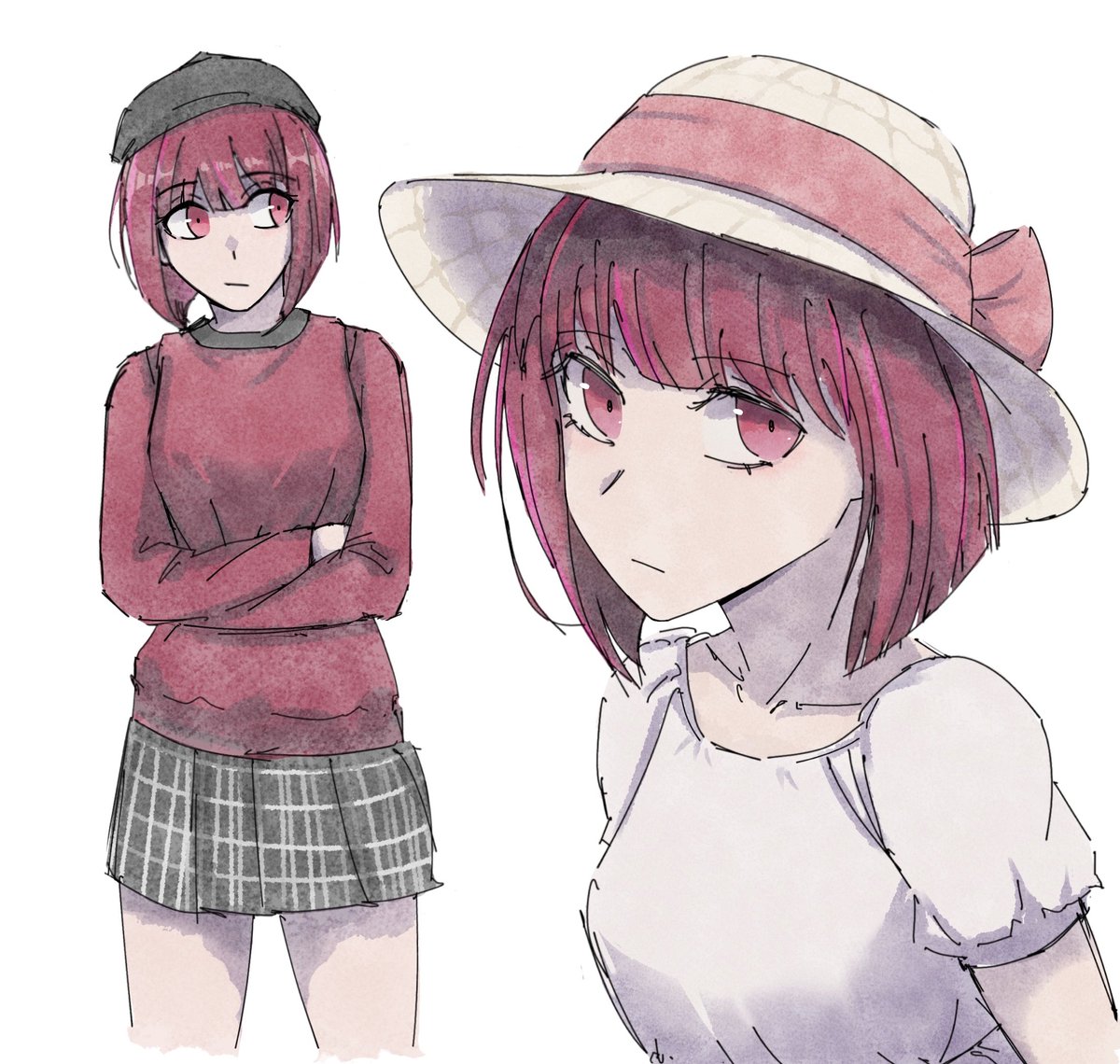 FronkFurk's tweet photo. The red one. 🟥🍎🔴

#OSHINOKO #art #CoolHats https://t.co/gGfqgoMq5A