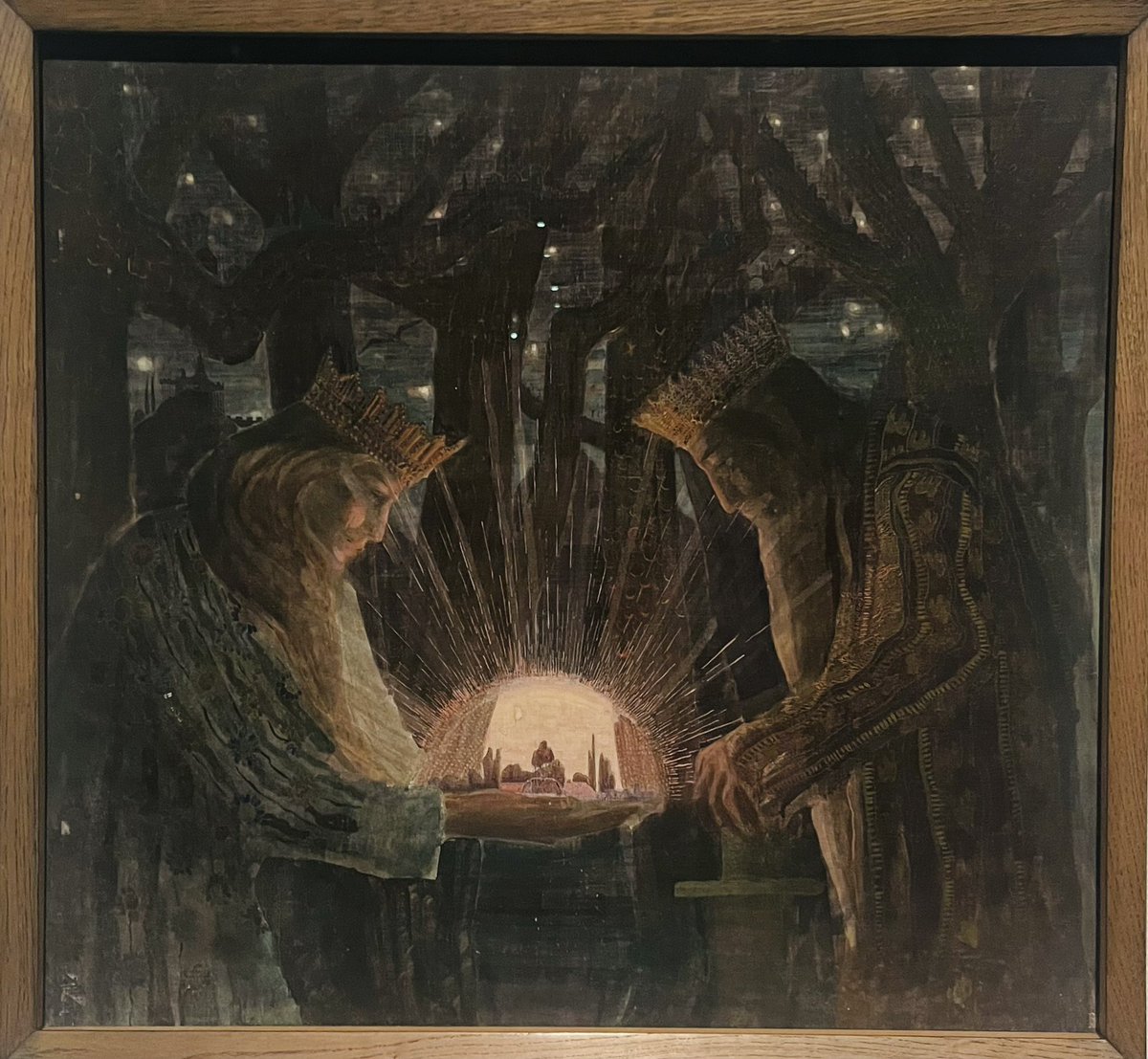 luochuanAD's tweet photo. M. K. Čiurlionis ，《レックス(王)》 https://t.co/YWArhd3Wu9
