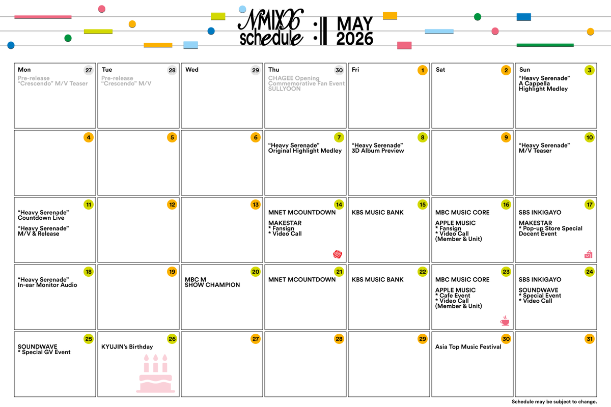 NMIXX Schedule tweet media