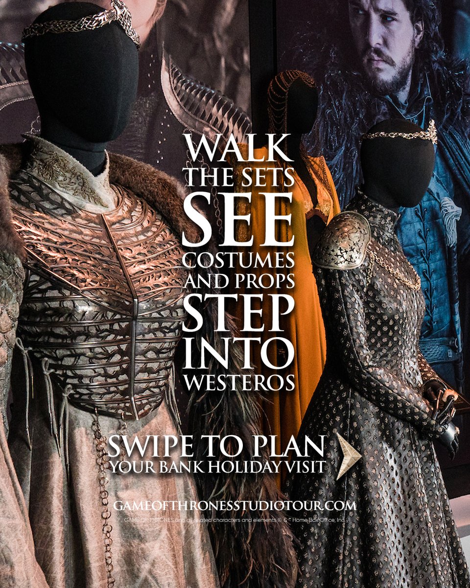 Game of Thrones Studio Tour tweet media
