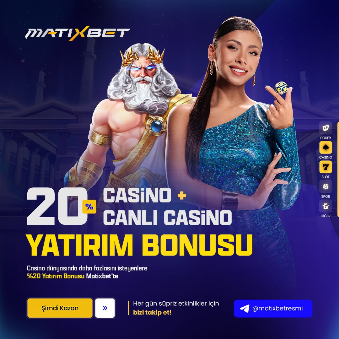 matixbet's tweet photo. 💙 %20 Casino + Canlı Casino Yatırım Bonusu MatixBet’te!

🙂 Casino dünyasında daha fazlasını isteyenlere özel.

🤩 Canlı masalar, slotlar ve seçkin bir oyun deneyimi seni bekliyor.

⭐ MatixBet’te casino keyfini hisset.

📌 Güncel Giriş: https://t.co/5djtXOjIF1

#matixbet #bonus https://t.co/oMxb5S8NTS