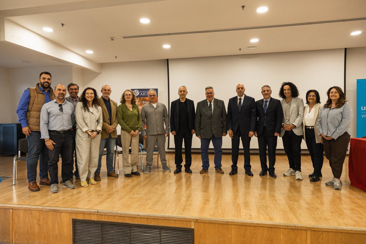 UNICEF_Greece's tweet photo. UNICEF &amp; the University of the Aegean launched a Child Rights Centre in Rhodes. Focused on research, education &amp; advocacy, the Centre will strengthen children’s rights in academia and society—advancing policy, inclusion &amp; youth transition to adulthood. #ForEveryChild #ChildRight https://t.co/0xvI1GF7Eu