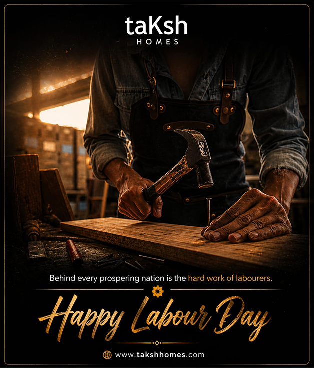 takshhomes's tweet image. Honoring the hard work that builds our nation and our homes. Happy Labour Day!
Visit us at takshhomes.com.

#LabourDay2026 #TakshHomes #Craftsmanship #HandmadeLuxury #LabourDayIndia #InteriorDesign