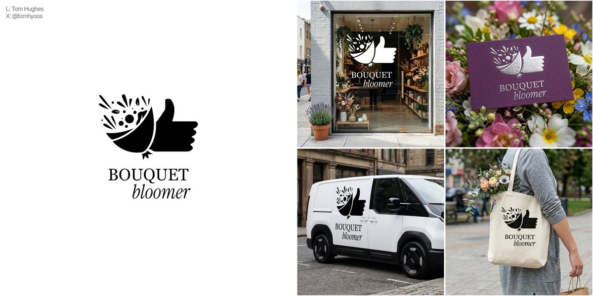 TomHyoos's tweet image. Bouquet bloomer 👀💐

The florist of a generation 

#LogoDesign #BOUQUETS @OneMinuteBriefs