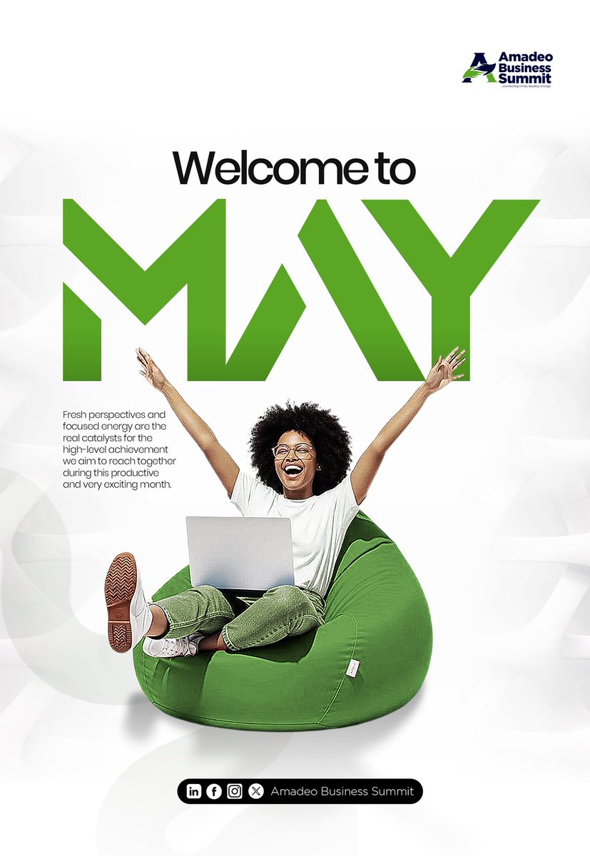 amadeosummit's tweet image. Welcome to May, a new month to think bigger, move smarter, and approach every goal with renewed focus and clarity.
Here’s to meaningful progress and impactful results ahead.

Amadeo Business Summit: Connecting Minds, Leading Change 

#ABS #May