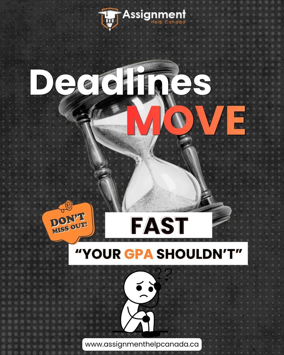 Assignment_CA's tweet photo. Deadlines keep moving, but your grades don’t have to stay stuck. With professional assignment help, your work gets done on time, polished, and stress-free. While the clock ticks, you can focus on leveling up your GPA.

📩 Message now &amp; submit confidently!
.
.
.
#assignmenthelp https://t.co/Vq0CpAmukc