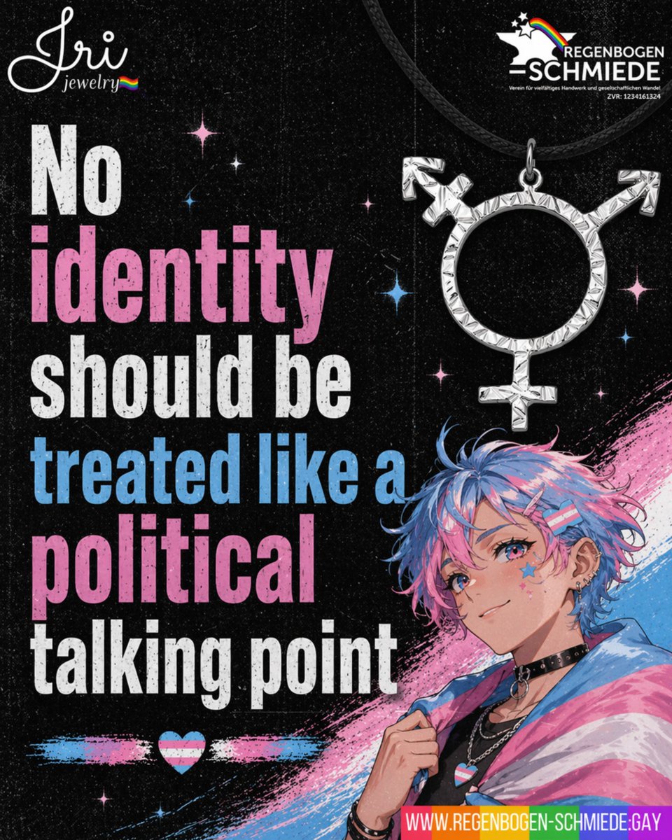 RegenbogenSchmi's tweet image. No identity should be treated like a political talking point. #TransRights #HumanRights #RespectIdentity #Dignity