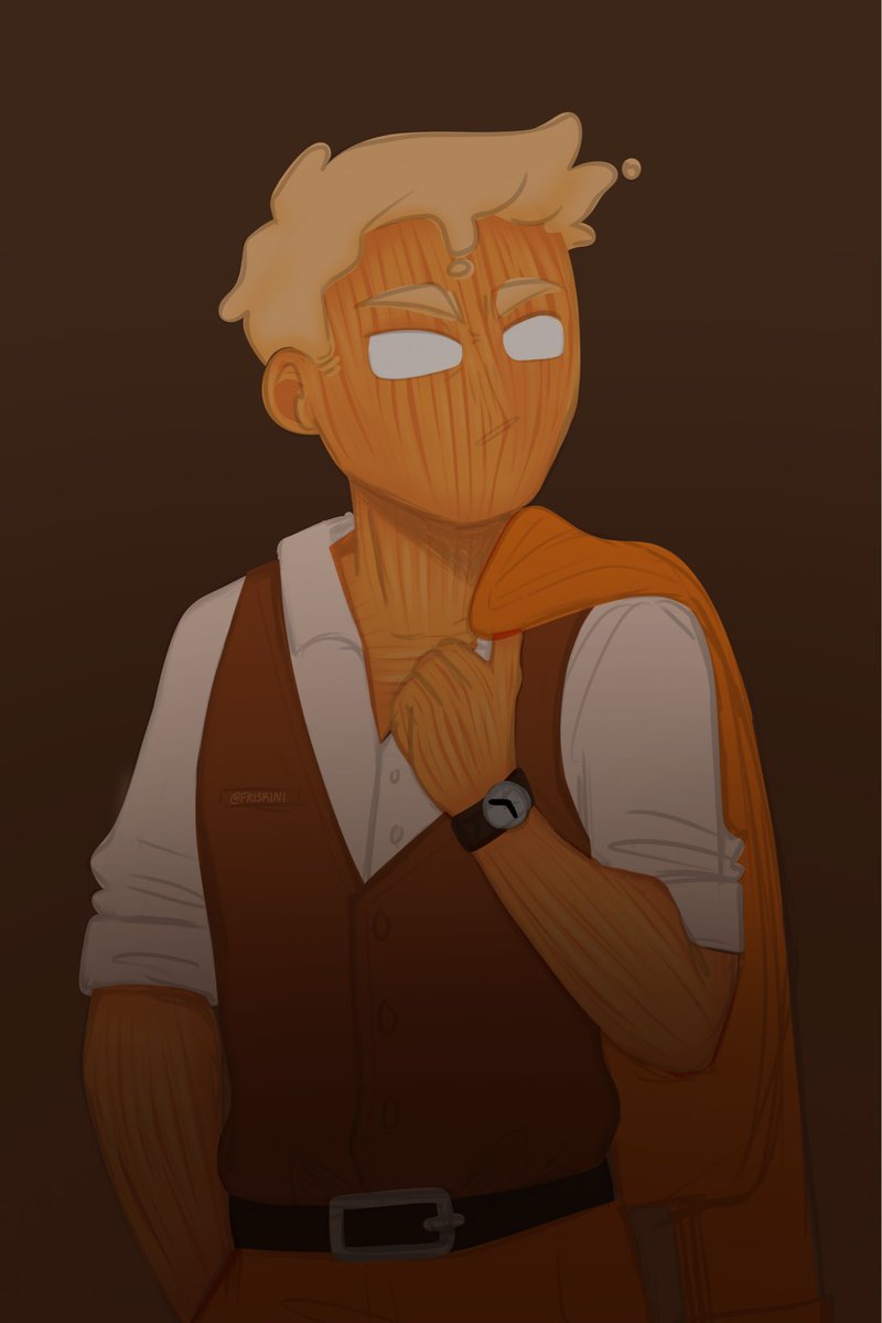 friskini's tweet photo. Genuinely one of the simplest design out of the whole cast and yet it’s still one of my favorites to this day.

DID YOU KNOW HE’S SUPPOSED TO BE PASTA??? I DIDN’T.
#mcyt #fanart #apollotv #protagnst https://t.co/ExXnuDwllb