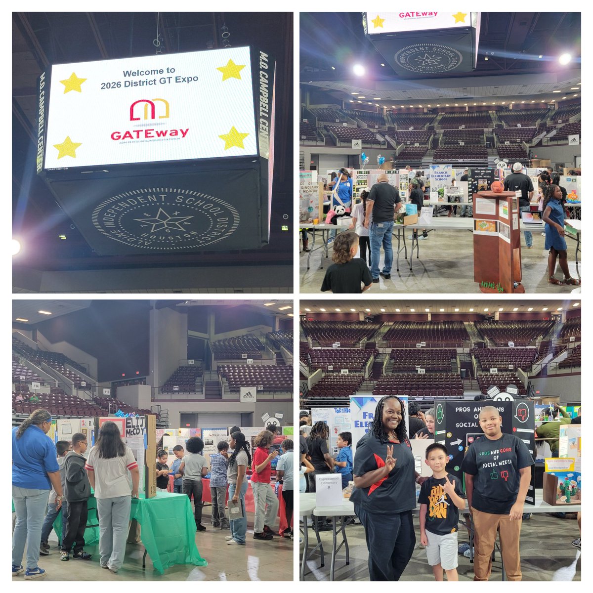 MsLfbaker's tweet photo. @CypresswoodES our GT Students presented at the District GT Expo!  Incredible support from their families-job well done. ❤ @AldineISD @AldineGATEway @Cypresswood_ES @Aldine_FACE https://t.co/n1X8AaRvd5