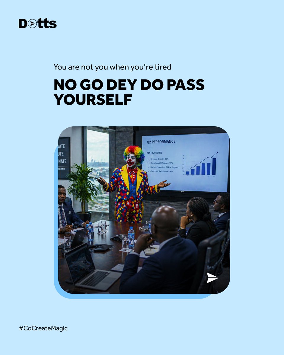 DottsMediaHouse's tweet photo. Swipe to see what stress looks like on you.

Today’s KPI is simple - R.E.S.T, recharge and celebrate how hard you work. ⛱️

Happy Workers’ Day 🎈

#WorkersDay #May1st #360MarketingCompany #DottsMediaHouse #CoCreateMagic https://t.co/K3J7Xm1lsJ