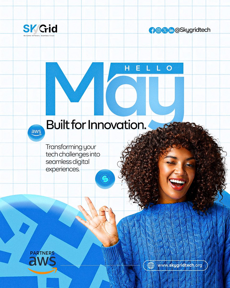 skygridtech's tweet photo. Happy New Month &amp; Happy Worker’s Day✨

Build smarter, scale faster🚀

#skygridtech #newmonth #awspartners https://t.co/vdeYKnj6EV