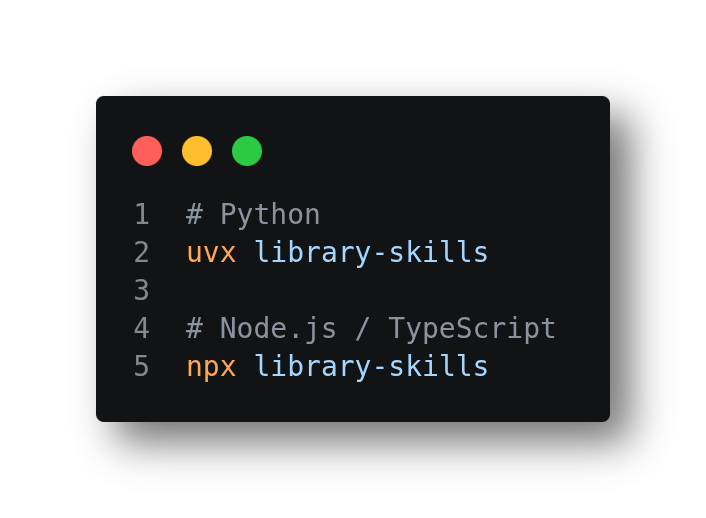 tiangolo's tweet image. Install the library skills bundled with your dependencies (like FastAPI) for your coding agent 🤖

In Python or Node.js, both versions support both ecosystems ✨

github.com/tiangolo/libra…