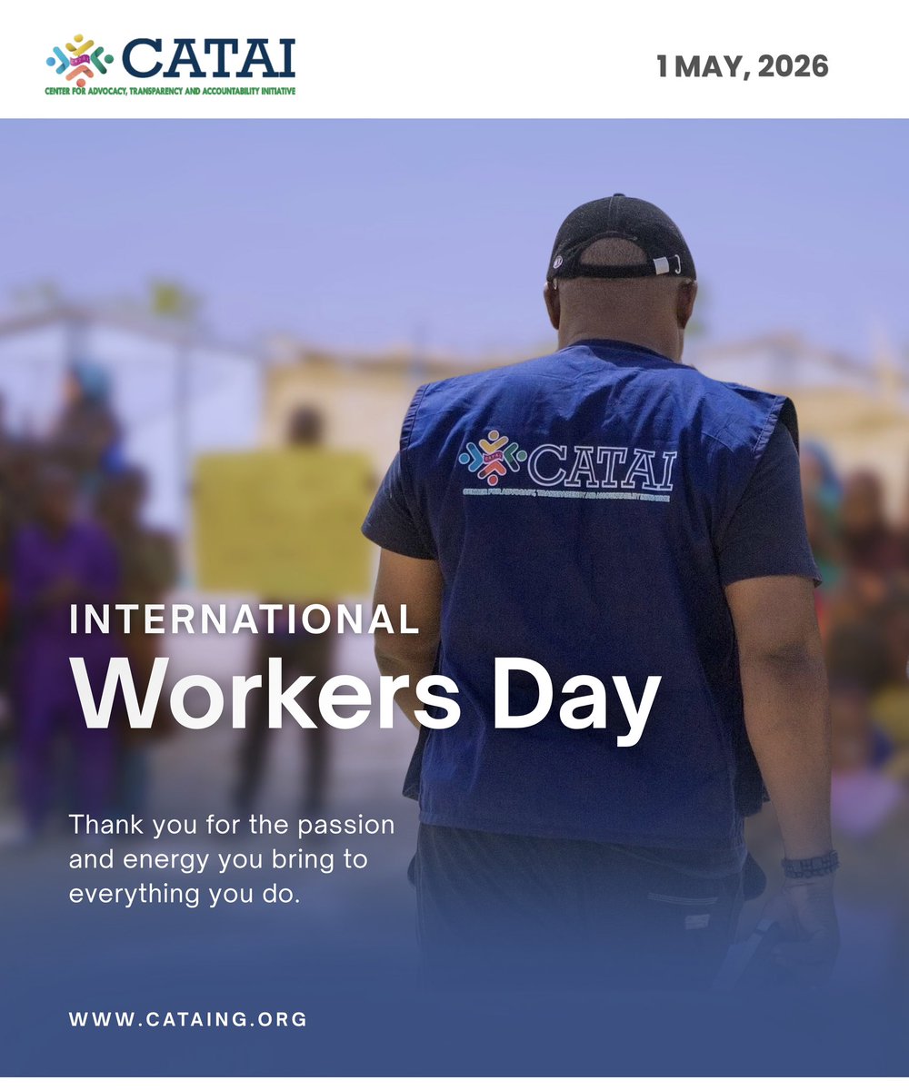 CataiCenter's tweet photo. Every great change begins with people who show up, day after day, for a better world. 

Today, we honour the dignity of work and the workers behind it. Happy #WorkersDay. https://t.co/0ilGL15hqR