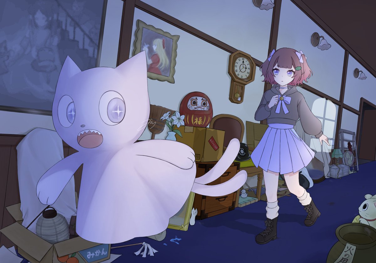 okuri_625's tweet photo. 猫を追って
#illustration #oc https://t.co/DKm6qOOSWu