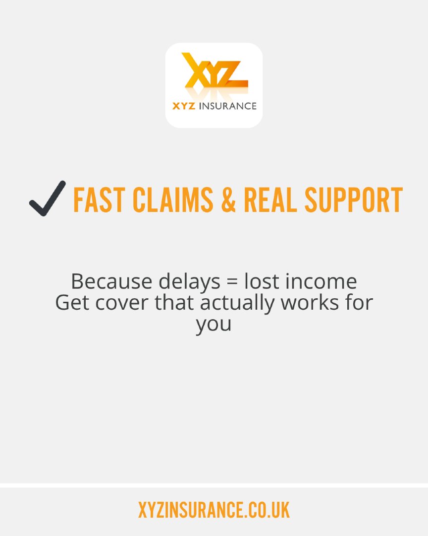 If you’re a courier driver, your insurance needs to match how you actually work.

Not just any policy will do.

From hire &amp; reward cover to making sure your usage is declared properly - the details matter more than you think.

Because when something goes wrong, the last thing you