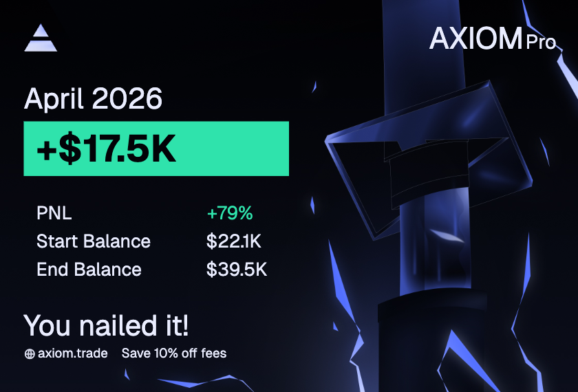 solsuke67's tweet photo. April was AMAZING. I’m so happy with how I performed. Devving went very well, and I’m only planning to improve it further from now on.

My initial goal this month was to hit my first 10k month, and I smashed it. However, I did not do it alone. I share two dev accounts with my very close friend, so this PnL is actually kind of larp. My actual PnL is around 12.5k this month, which is still amazing. I’m only aiming higher from here, and I’m curious to see where the future will take me.

Thanks to everyone who supported me this month. I really appreciate it.